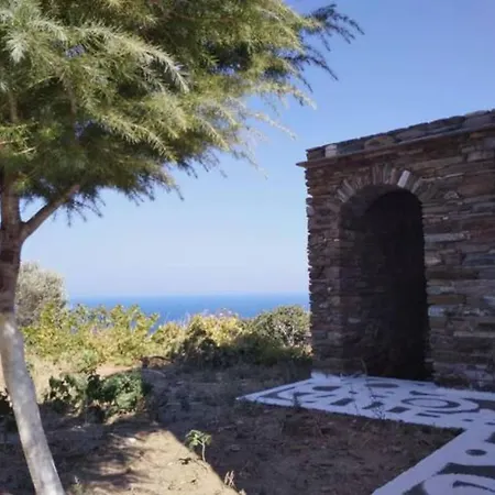 Appartement Andros Vineyard House With Sea View à Sineti Extérieur photo
