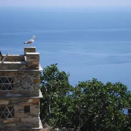 Appartement Andros Vineyard House With Sea View à Sineti Extérieur photo