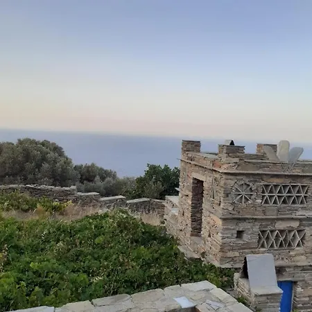 Appartement Andros Vineyard House With Sea View à Sineti Extérieur photo