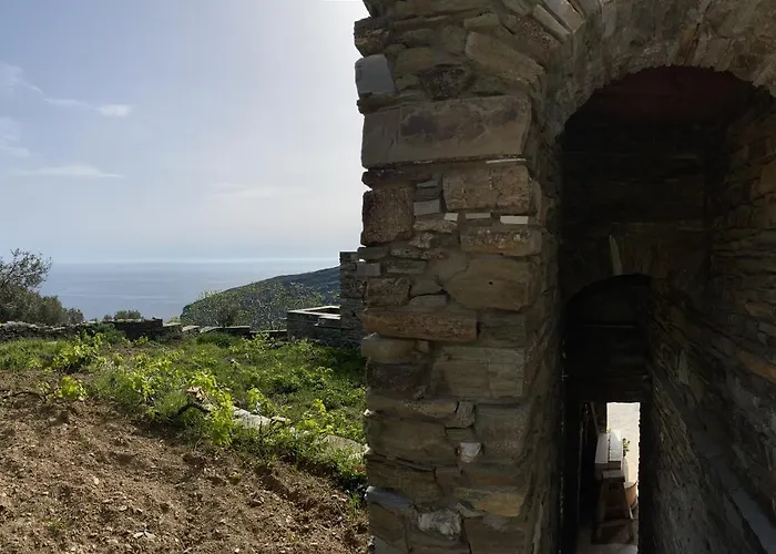 Andros Vineyard House With Sea View