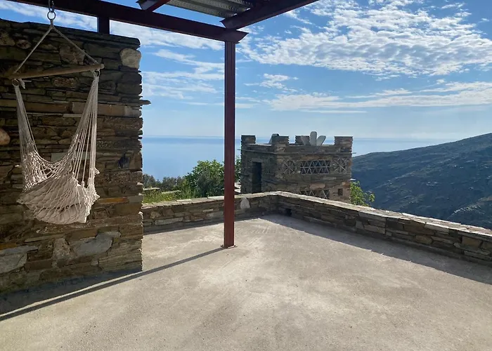 Andros Vineyard House With Sea View